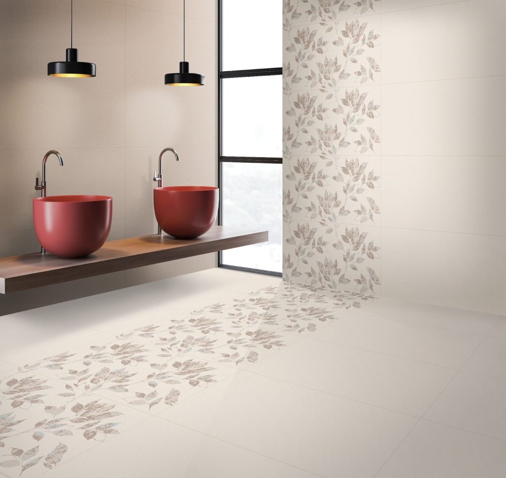 Bathroom tiles