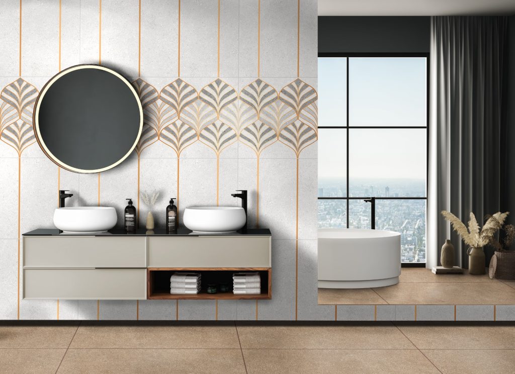 Thermal Conductivity in Tiles